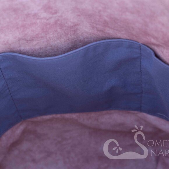 Something Snappy Whale Song (in lavender) Drawstring Backpack - Picture 2 of 2